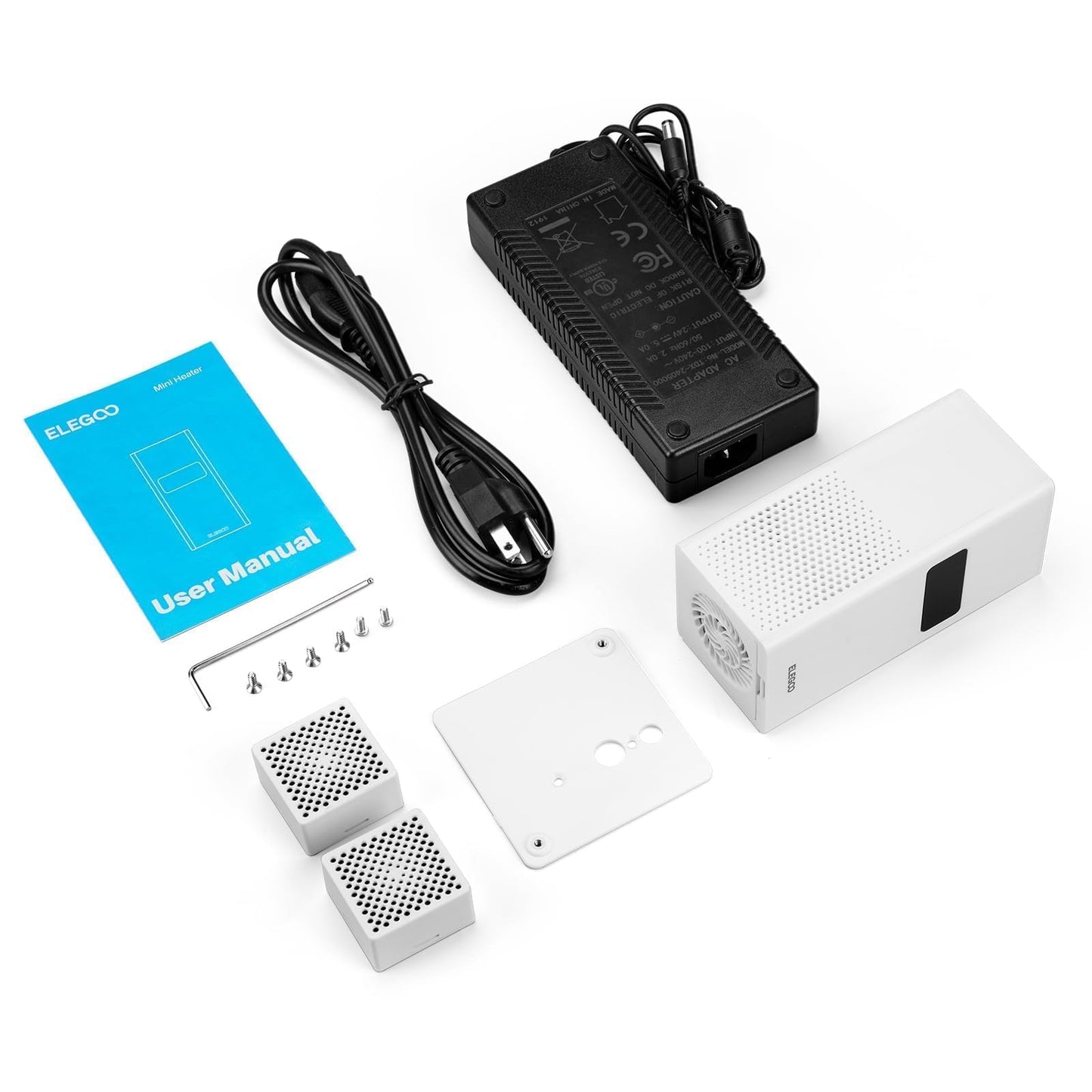 ELEGOO Smart Mini Heater for Resin 3D Printer Intelligent Temperature Control Heater with Air Filtration, Compatible with ELEGOO Most MSLA/DLP/LCD 3D Printers