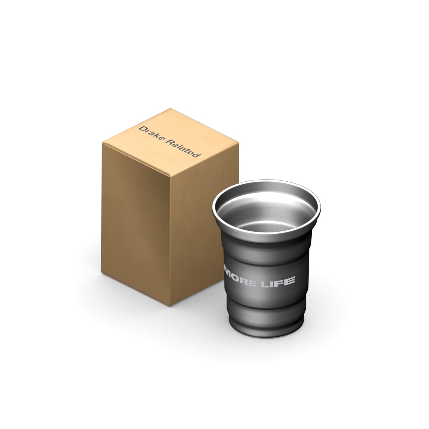 Official More Life 16oz Stainless Steel Party Cups (4 Pack)