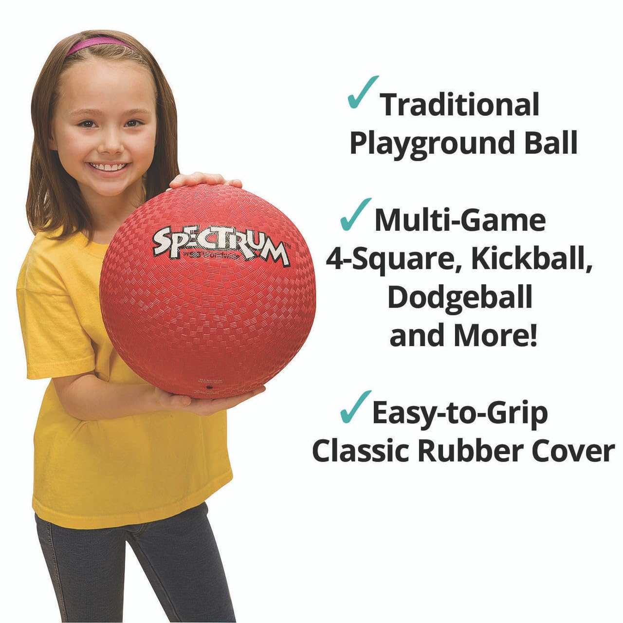 S&S Worldwide Spectrum™ Playground Balls, 10" (Set of 6)