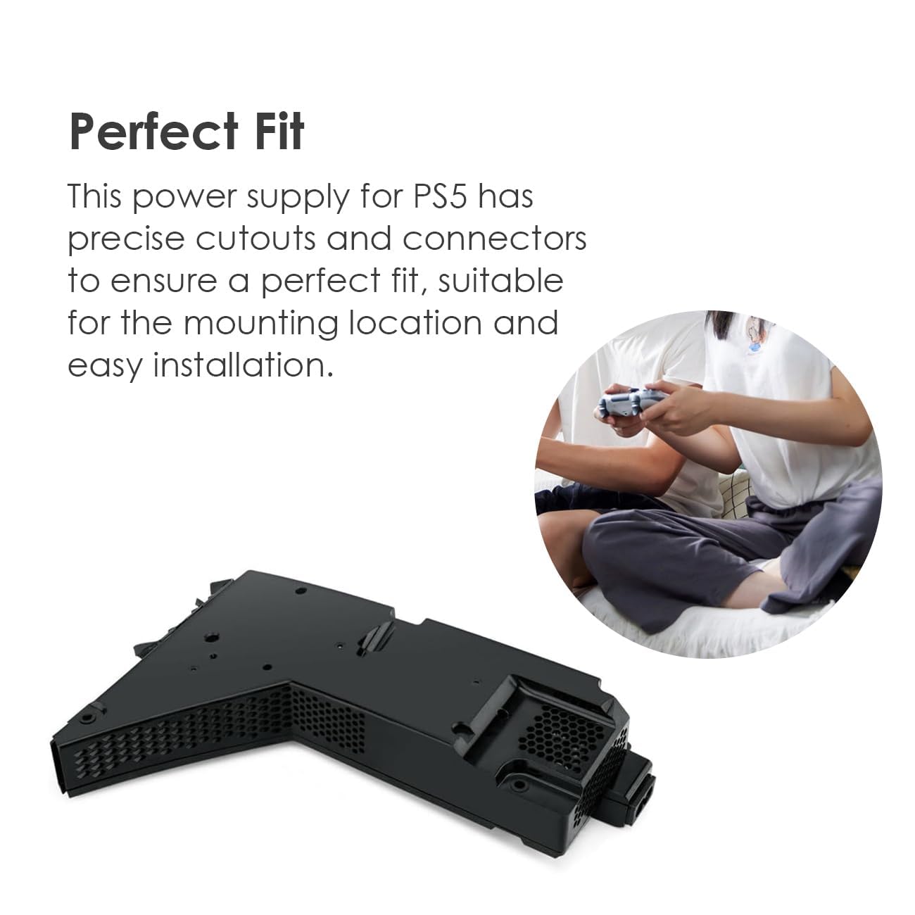 Internal Power Source Replacement for PS5 Power Supply ADP 400DR 400ER PA-1401-JT20 Game Console Power Unit for PS5 ADP-400ER ADP-400DR Power Supply (ADP-400DR ER)