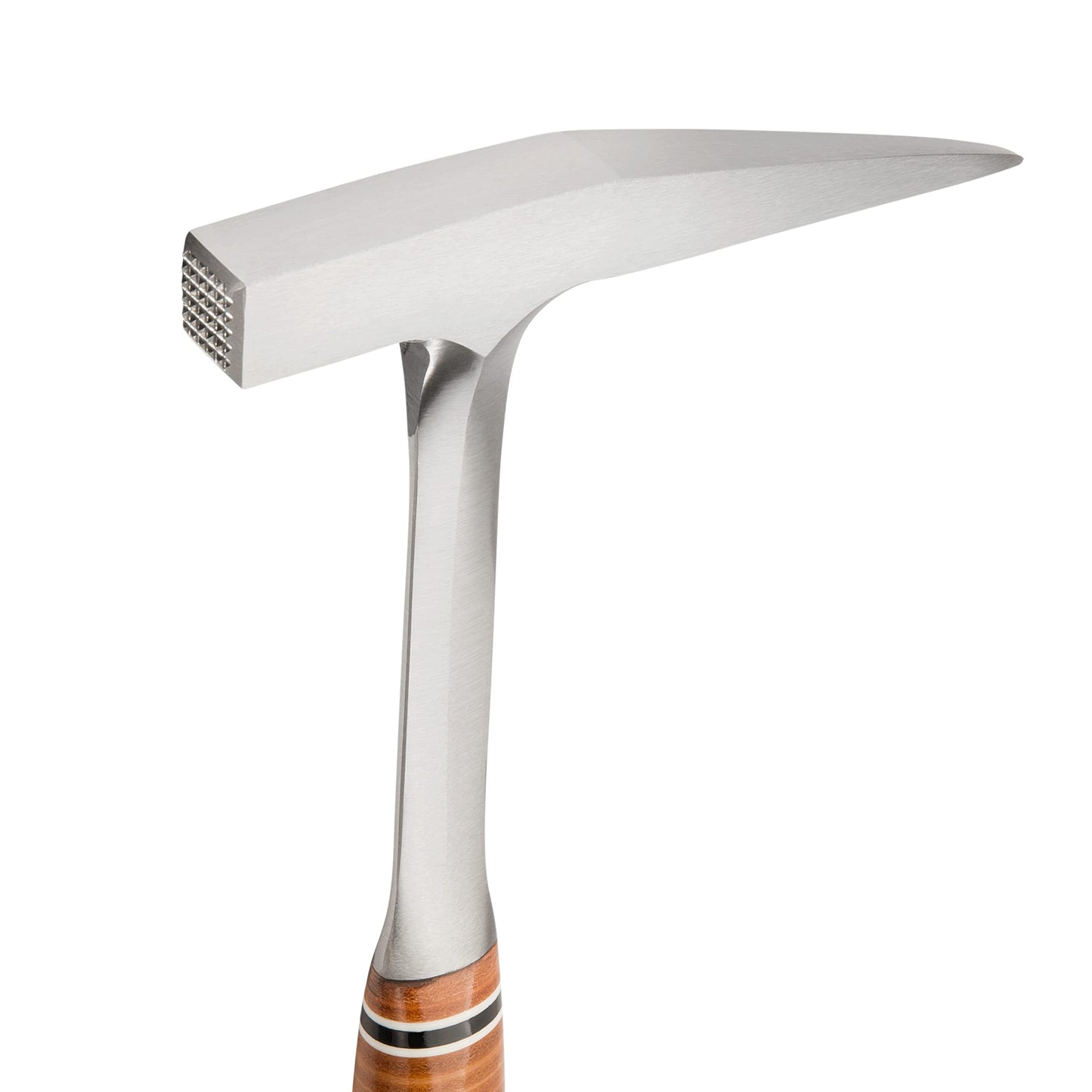ESTWING Rock Pick - 13 oz Geology Hammer with Milled Face & Genuine Leather Grip - E13PM, Brown