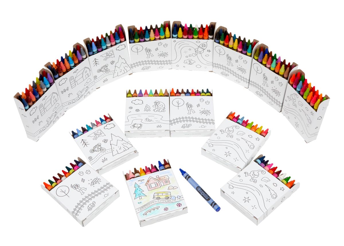Crayola 240 Crayons, Bulk Crayon Set, Cute School Supplies, Gift for Kids, 2 of Each Color [Amazon Exclusive]