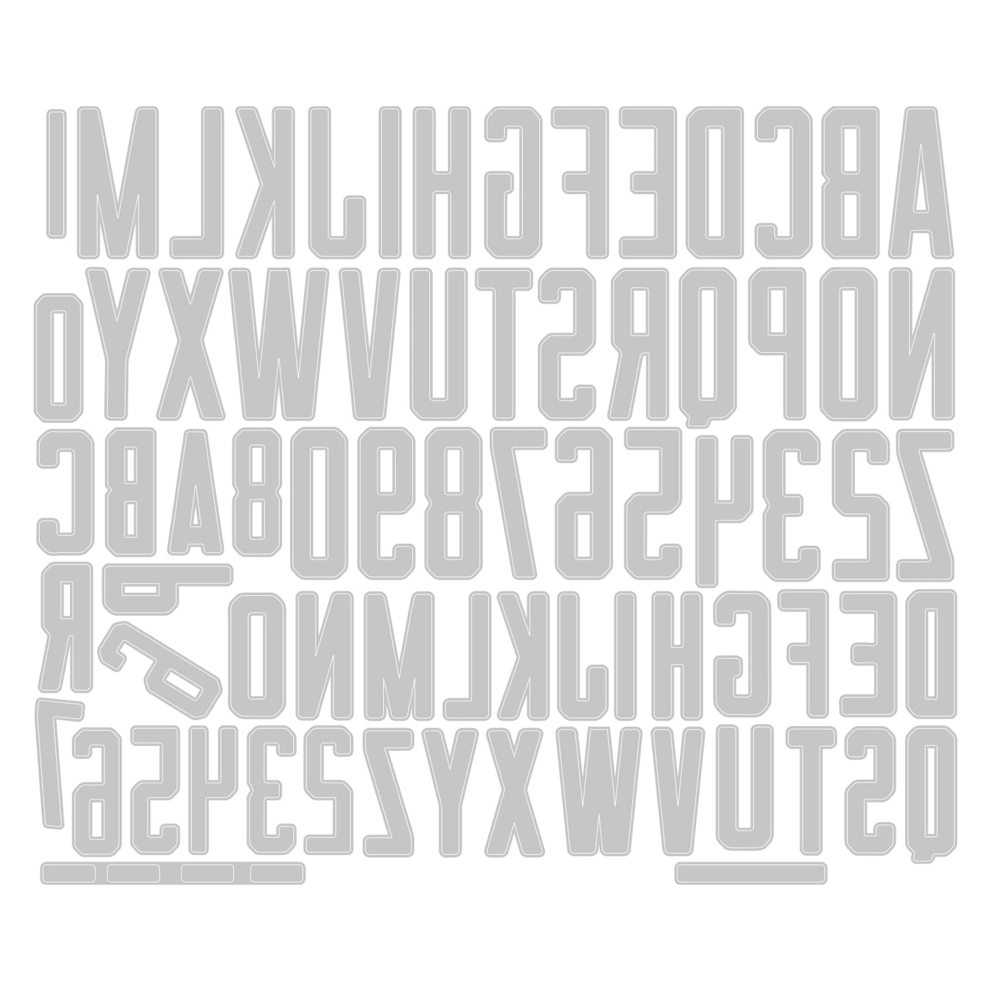 Sizzx Thinlits Die Set 73PK Alphanumeric Theory by Tim Holtz | 665924 | Chapter 3 2022