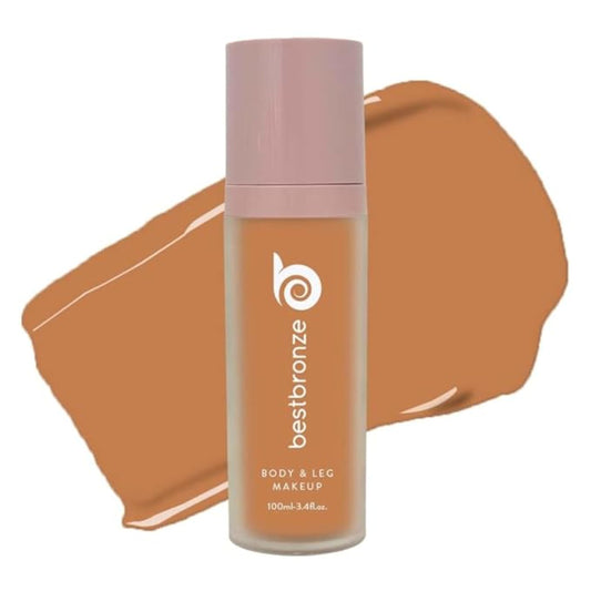 Best Bronze Bombshell Body Makeup - Tattoo Cover Up Makeup & Body Foundation Waterproof - Tattoo Concealer Waterproof for Scars, Varicose Veins Cover Up & Leg Foundation (NC48 Light Glow)