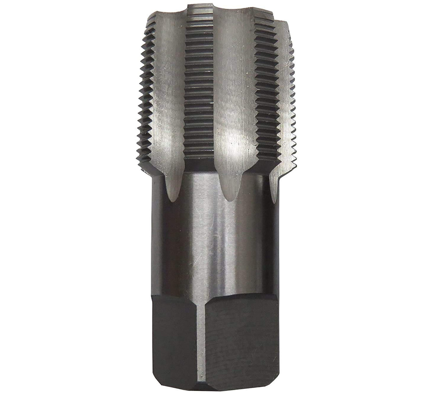 Drill America 3 Piece NPT Pipe Tap Set (1", 1-1/4" and 1-1/2"), Carbon Steel Plumbing Tap Set, Plastic Pouch Case, POU Series