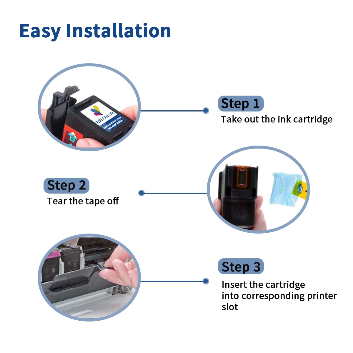 240XL 241XL Remanufactured Ink Cartridge Replacement for Canon PG-240 CL-241 PG240 CL241 XL Black Tri-Color Combo for MG3620 MG3600 TS5120 TS5100 MG3520 MG2120 MX452 MX532 MX472 MX512 Printer,2-Pack