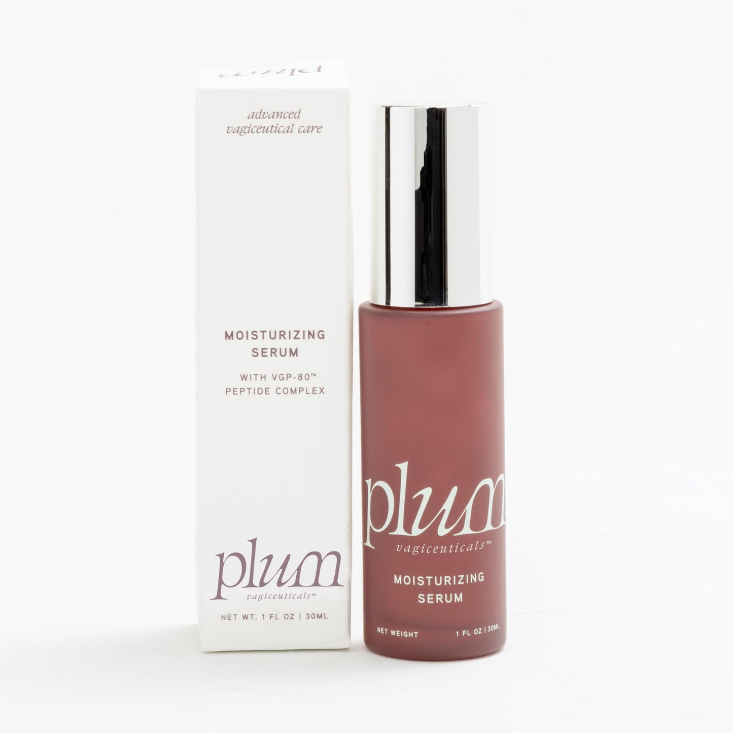 Plum Vagiceuticals - Vaginal Moisturizing Serum - Long-Lasting, Drug Free, Hormone Free, Drip Free - 1 oz