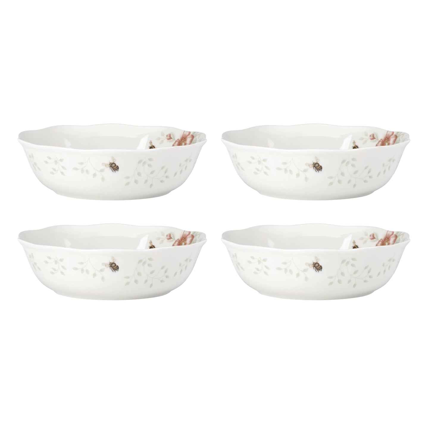 Lenox 896510 Butterfly Meadow Soup Bowls, Set Of 4