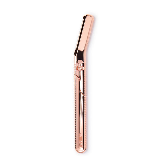 Leaf Shave | The Leaf Dermaplaner, Rose Gold - All-Metal Facial Razor and Exfoliating Tool for Women