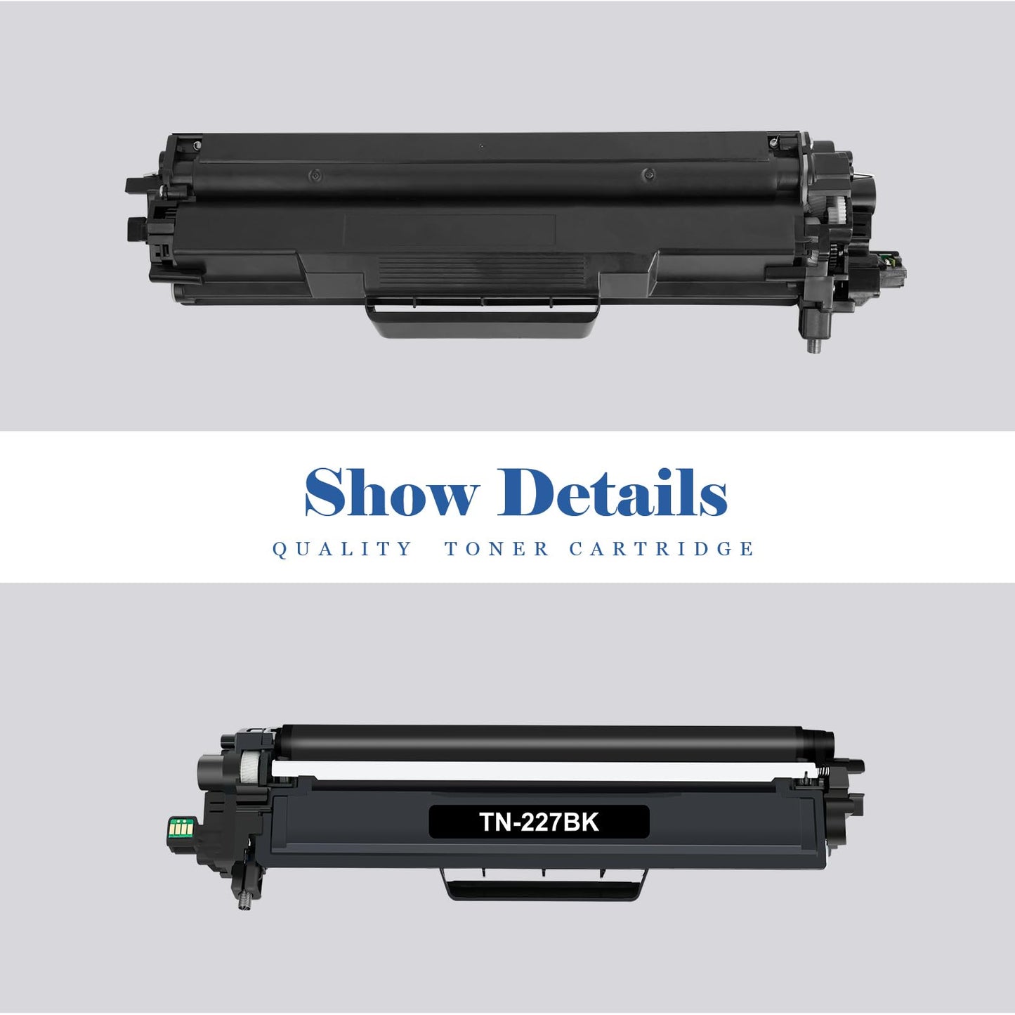 TN227 TN-227BK/C/M/Y High Yield Toner Cartridge: HL-L3290CDW Compatible Replacement for Brother TN-223BK/C/M/Y TN-227 TN223 TN 227 for HL-L3270CDW MFC-L3770CDW MFC-L3750CDW HL-L3210CW Printer 5 Pack