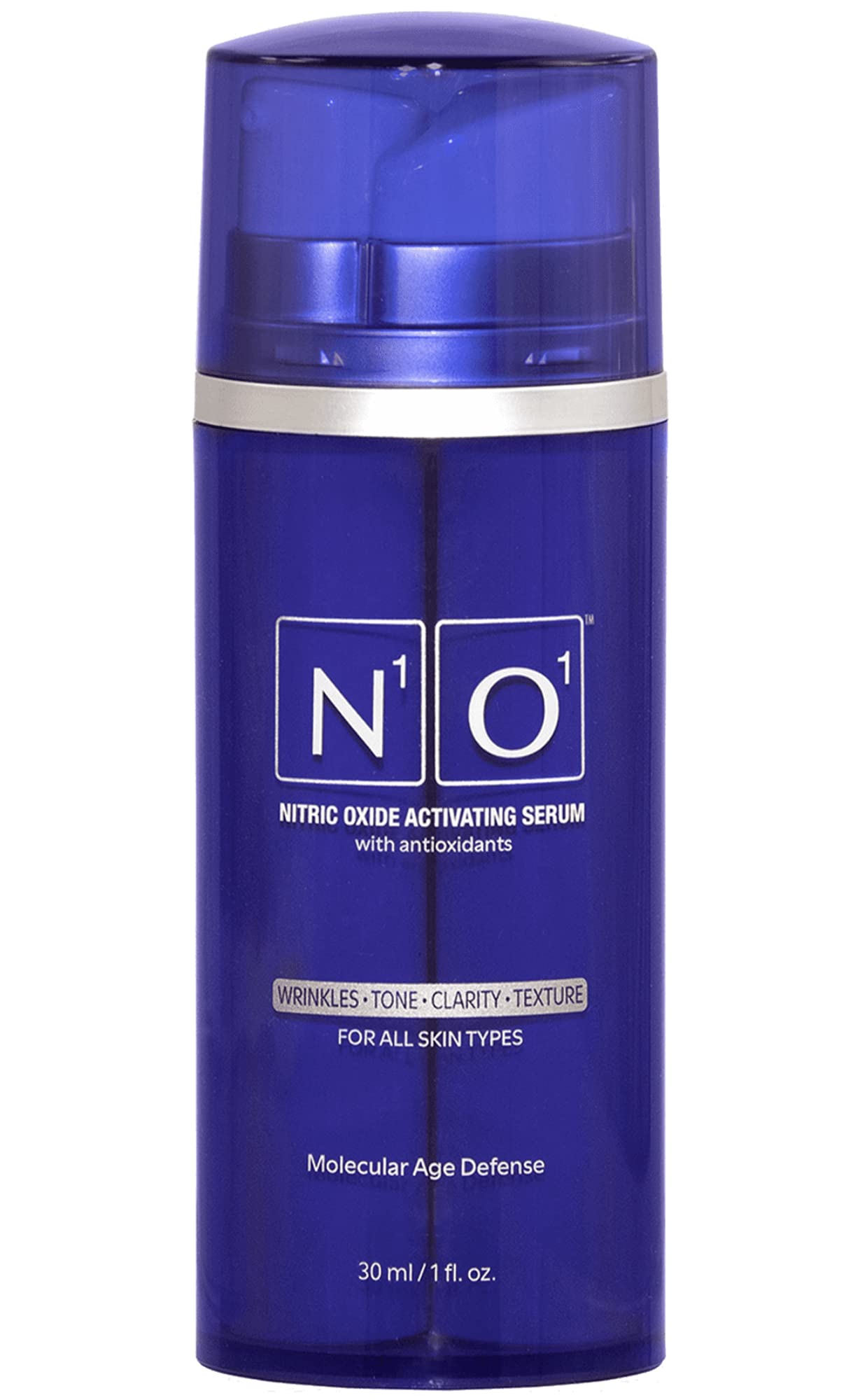 Nitric Oxide Activating Serum with Antioxidants | Hydrating Serum For Face | Decreases Wrinkles | Pore Minimizer | Improves Skin Texture | Helps Dark Spots | 1 Fl Oz, 30ml