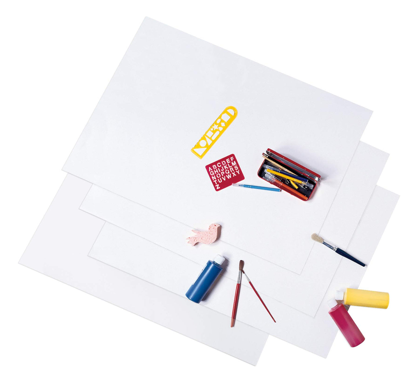 UCreate PACON UCreate Economy Poster Board, White, 22" x 28", 100 Sheets/Carton