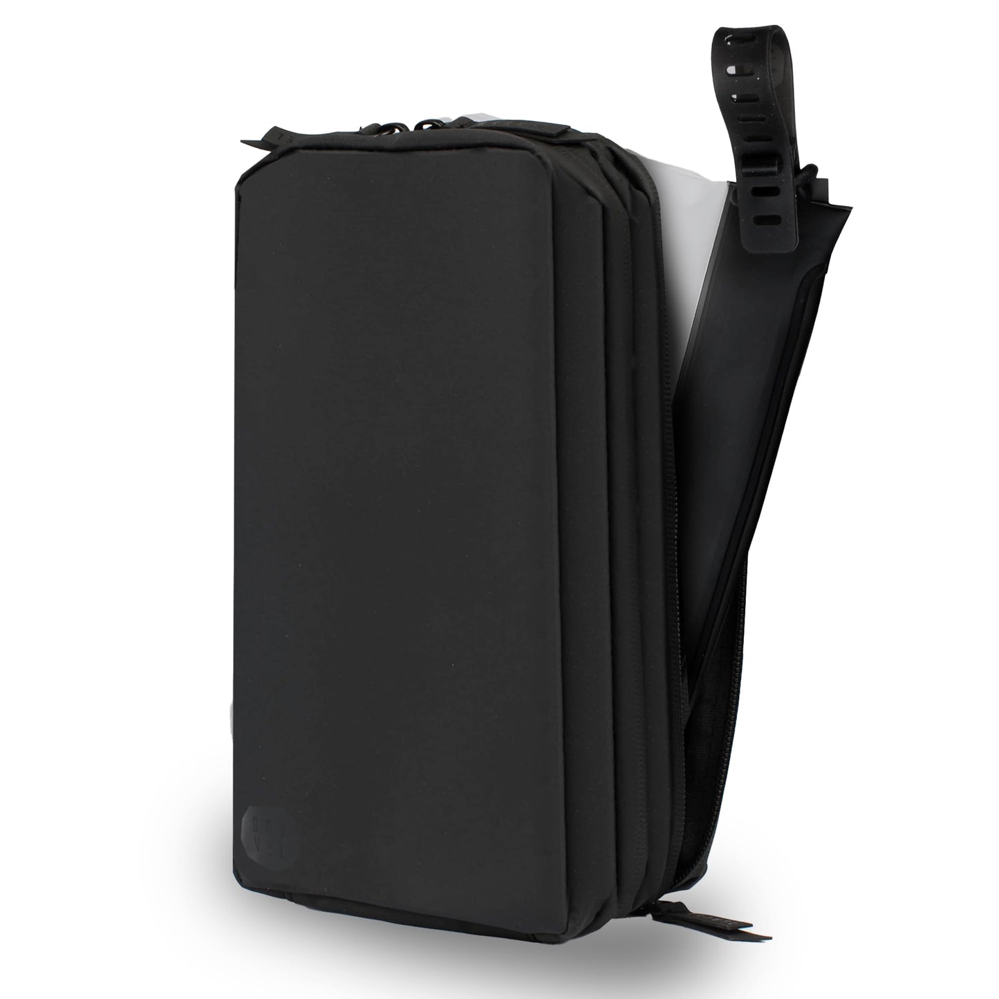 Gravel Hanging Toiletry Bag – Compact, Water-Resistant Travel Dopp Kit (Black, Plus)