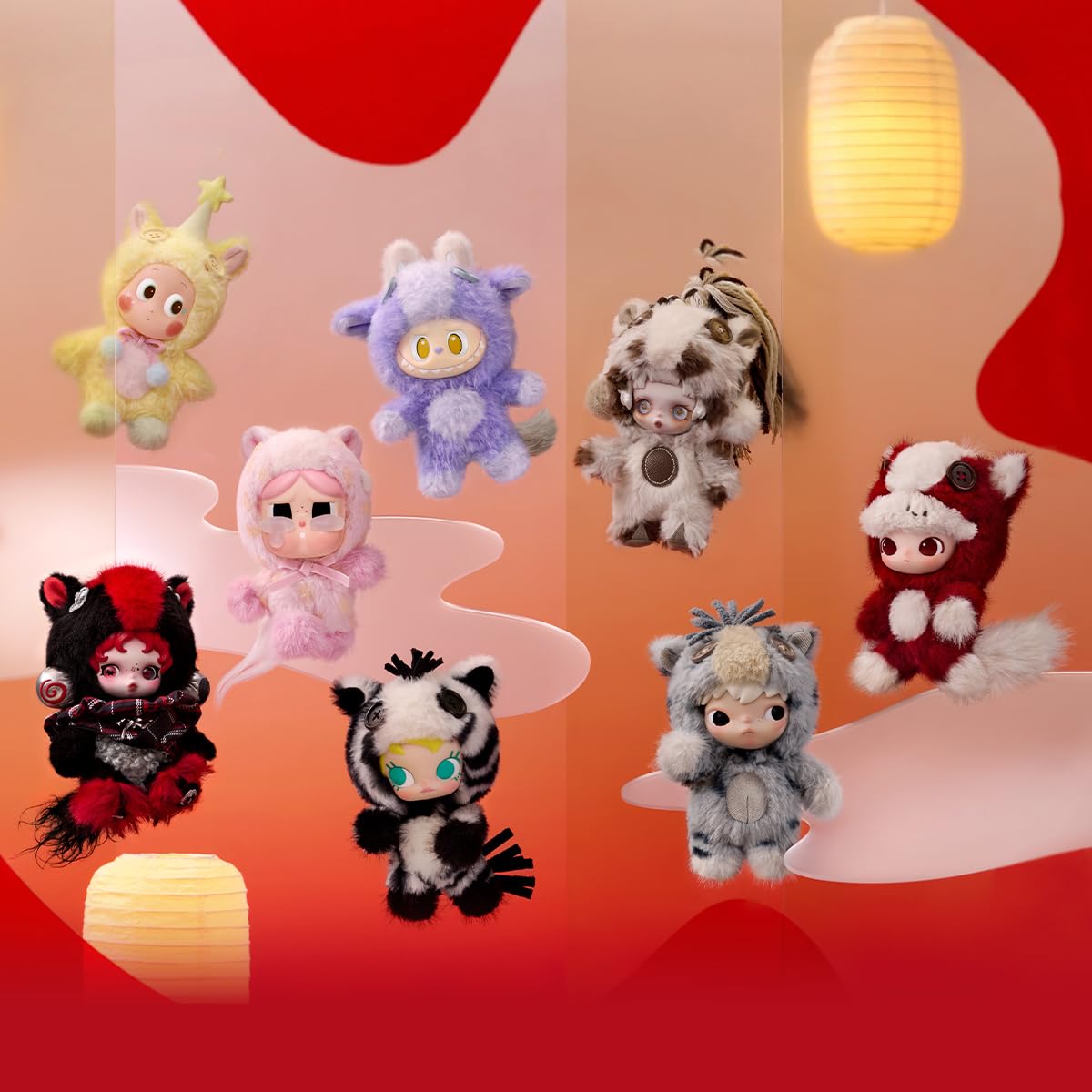 POP MART Have a Good Run Series - Plush Pendant Blind Box, Random Design Blind Box Action Figures, Collectible Toys for Home Decor, Birthday Gifts for Girls Boys Women Men, Single Box