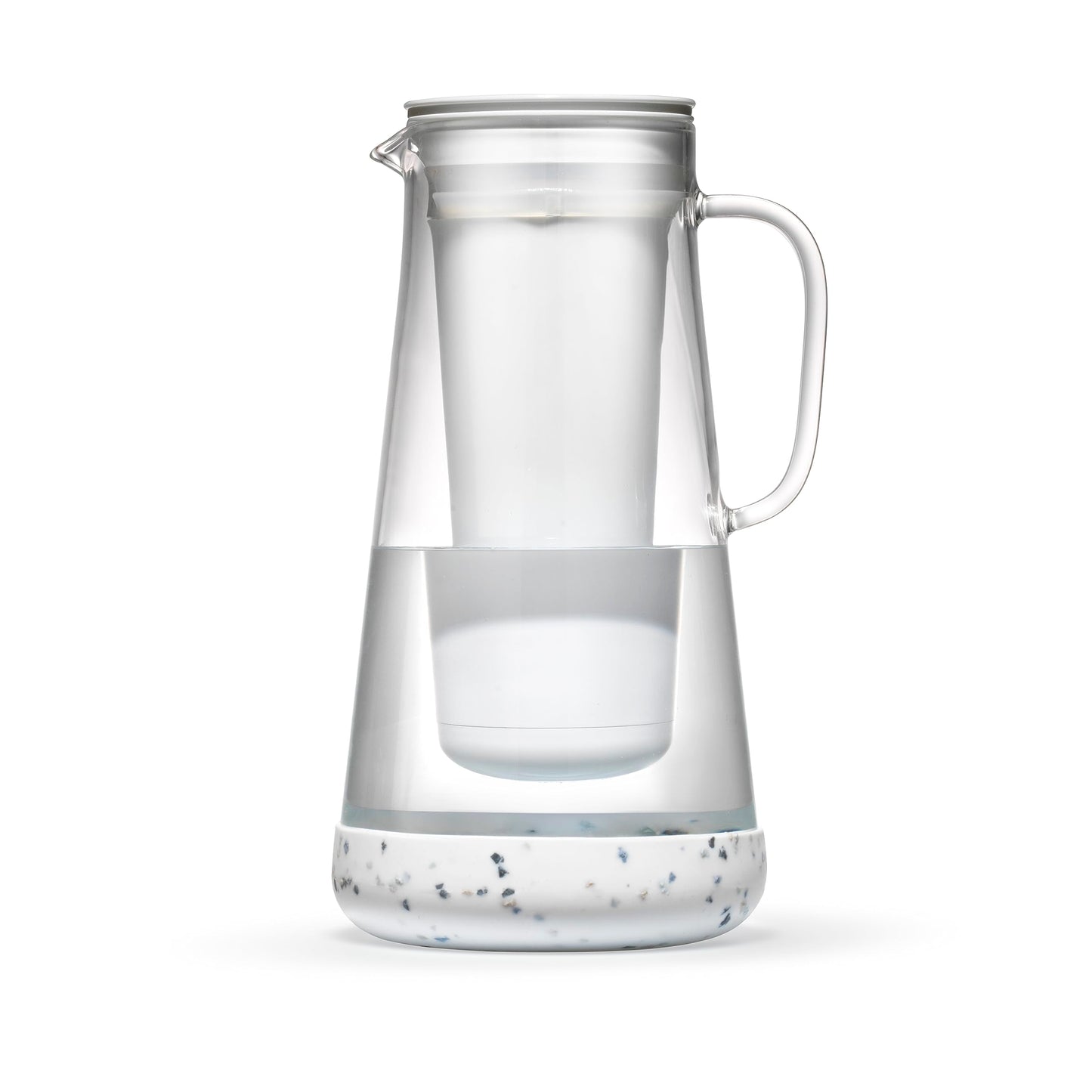 LifeStraw Home Pitcher Glass and Silicone Base 7 Cup Terrazzo