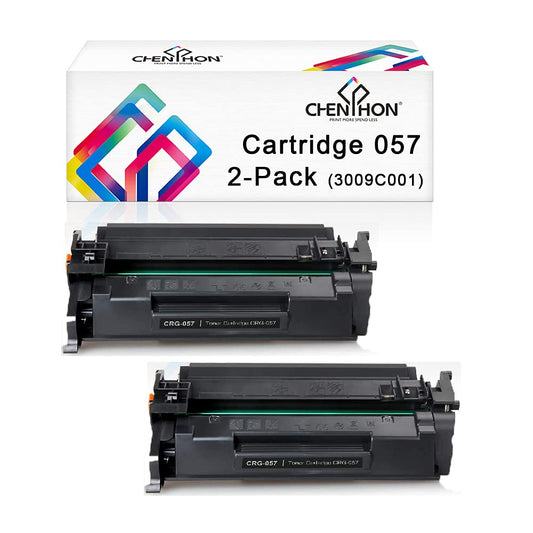 057 Toner Cartridge Compatible Replacement for Canon 057 CRG057 Black Toner 3009C001 for Canon imageCLASS MF445dw MF448dw MF449dw MF455dw LBP226dw LBP227dw LBP228dw Printer Toner Cartridge 2-Pack