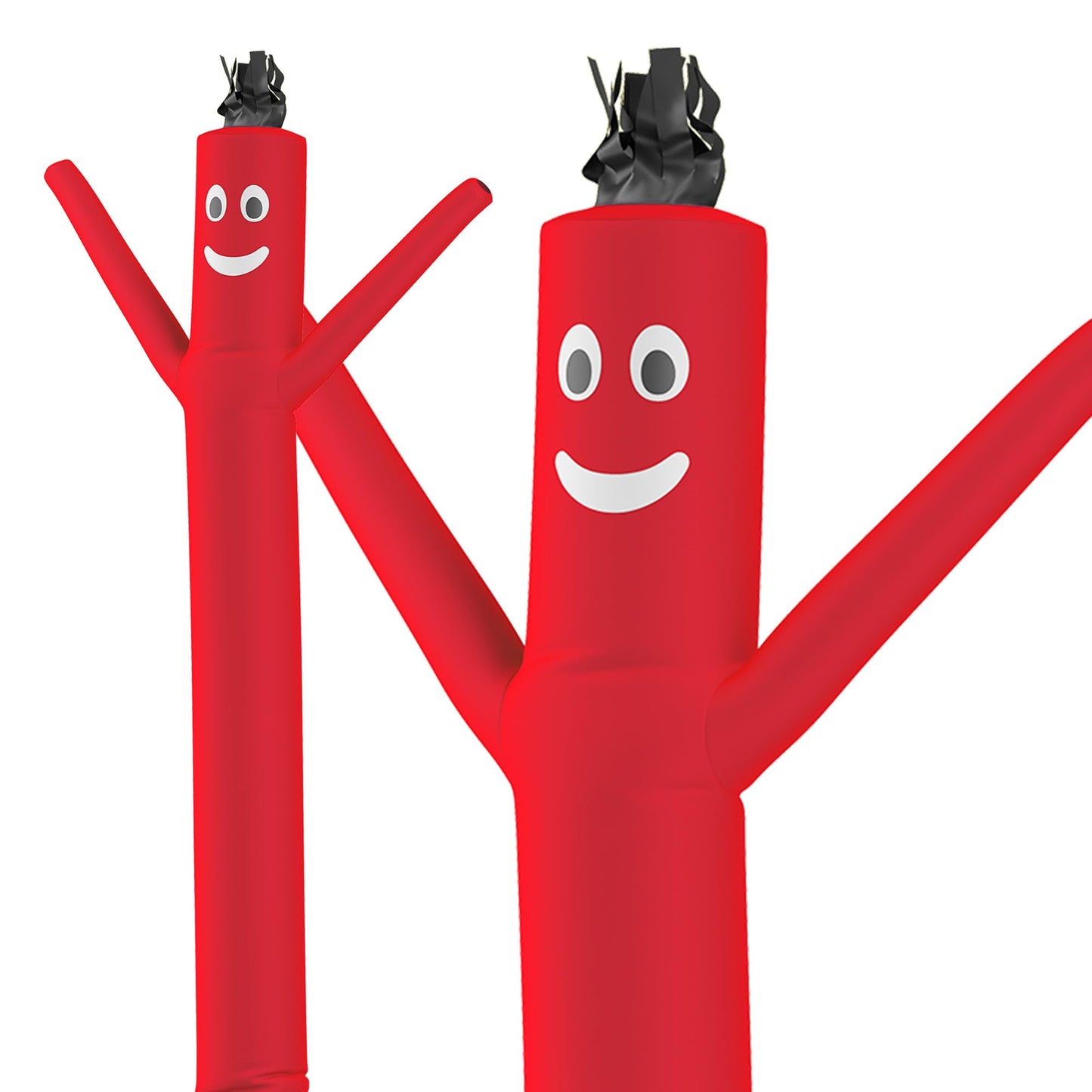 LookOurWay Air Dancers Inflatable Tube Man Attachment - 10 Feet Tall Wacky Waving Inflatable Dancing Tube Guy for Business Promotion - Blower Not Included - Red