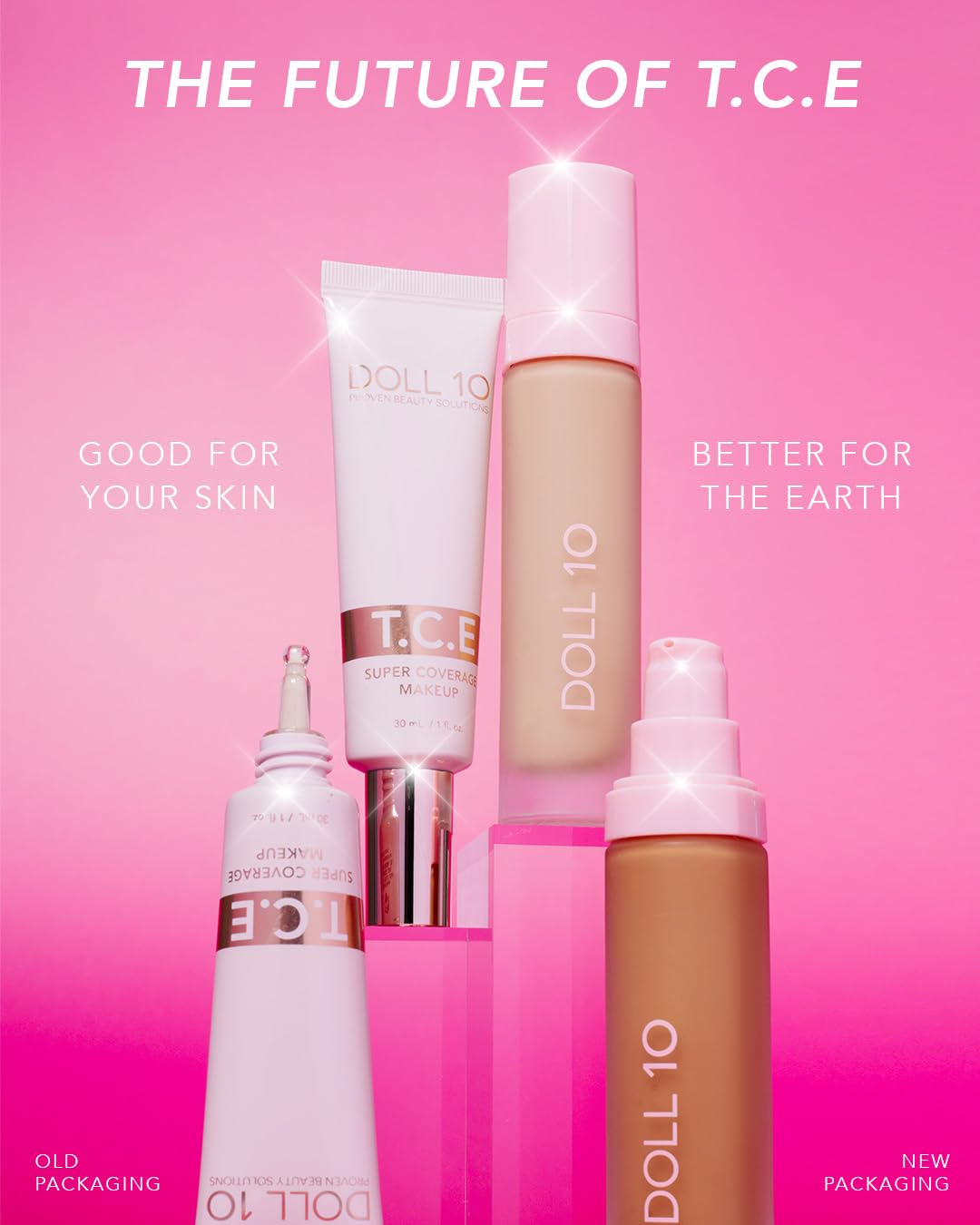 T.C.E This Covers Everything Super Coverage Serum Makeup with Peptides (Fair/Light, One Size)
