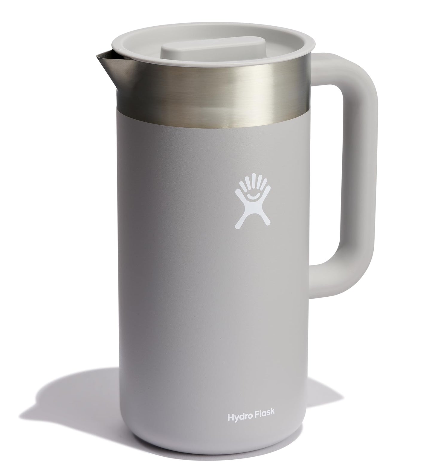 Hydro Flask Outdoor Insulated 51 Oz Pitcher- Stainless Steel Beverage Container - Camping Kitchen Essentials Birch Gray