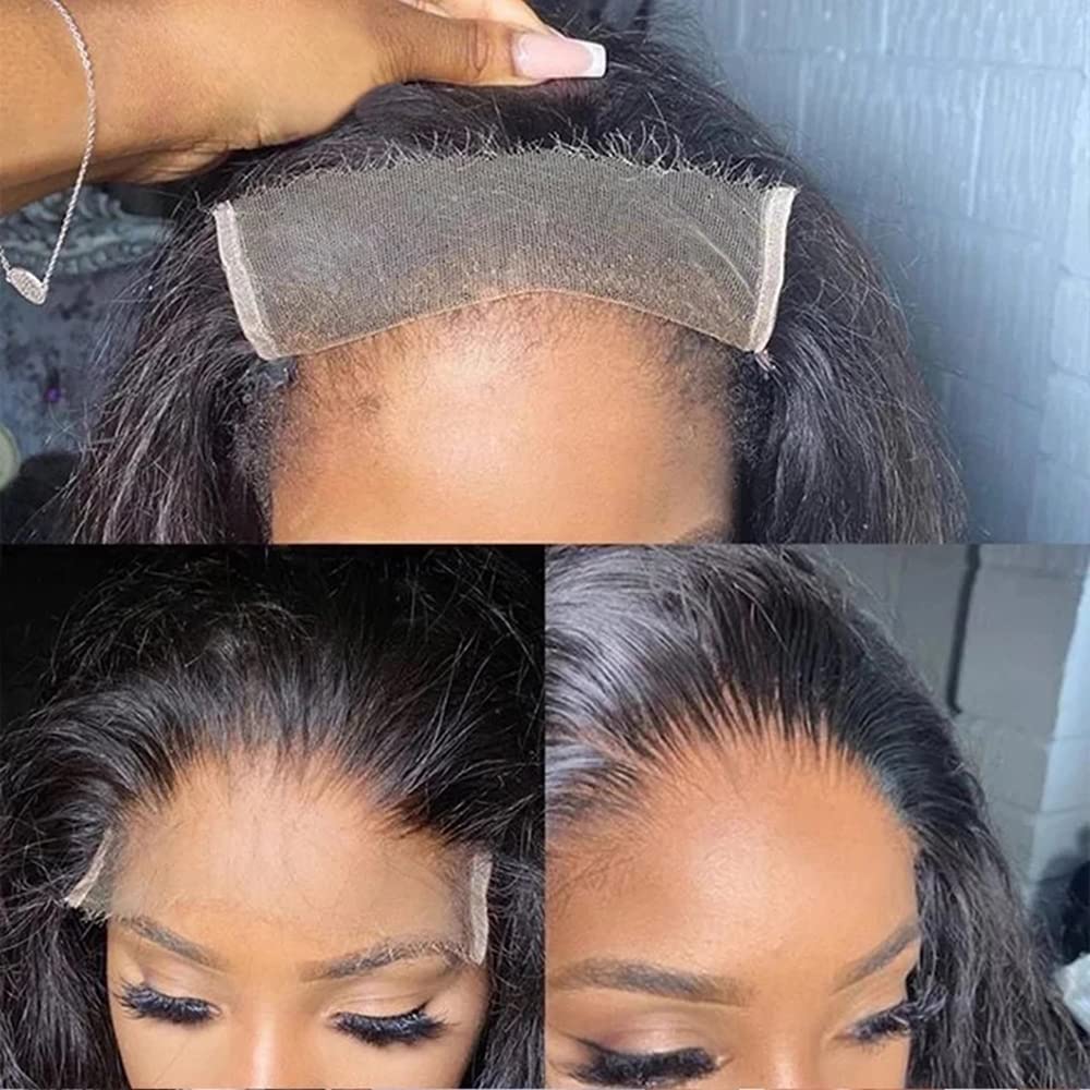 MEODI 5x5 Skinlike HD Lace Closure Only, Pre-plucked Bleached Small Knot Ultra-thin Invisible Swiss HD Lace Straight Human Hair 16 Inch