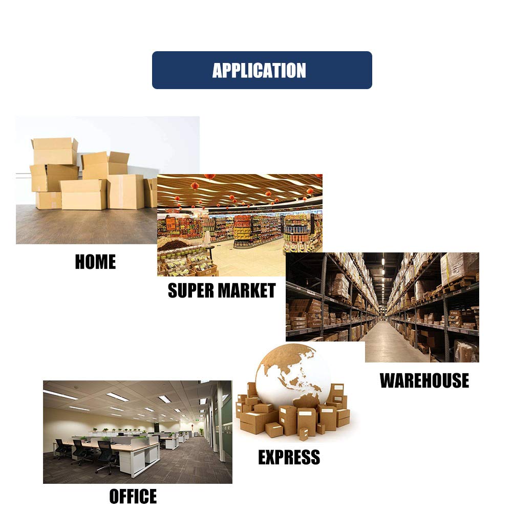 PERFECTAPE 3" Heavy Duty Packing Tape 12 Rolls, Total 780Y, Clear, 2.7 mil, 3 inch x 65 Yards, Ultra Strong, Refill for Packaging and Shipping(3" Width, not 2" Width)