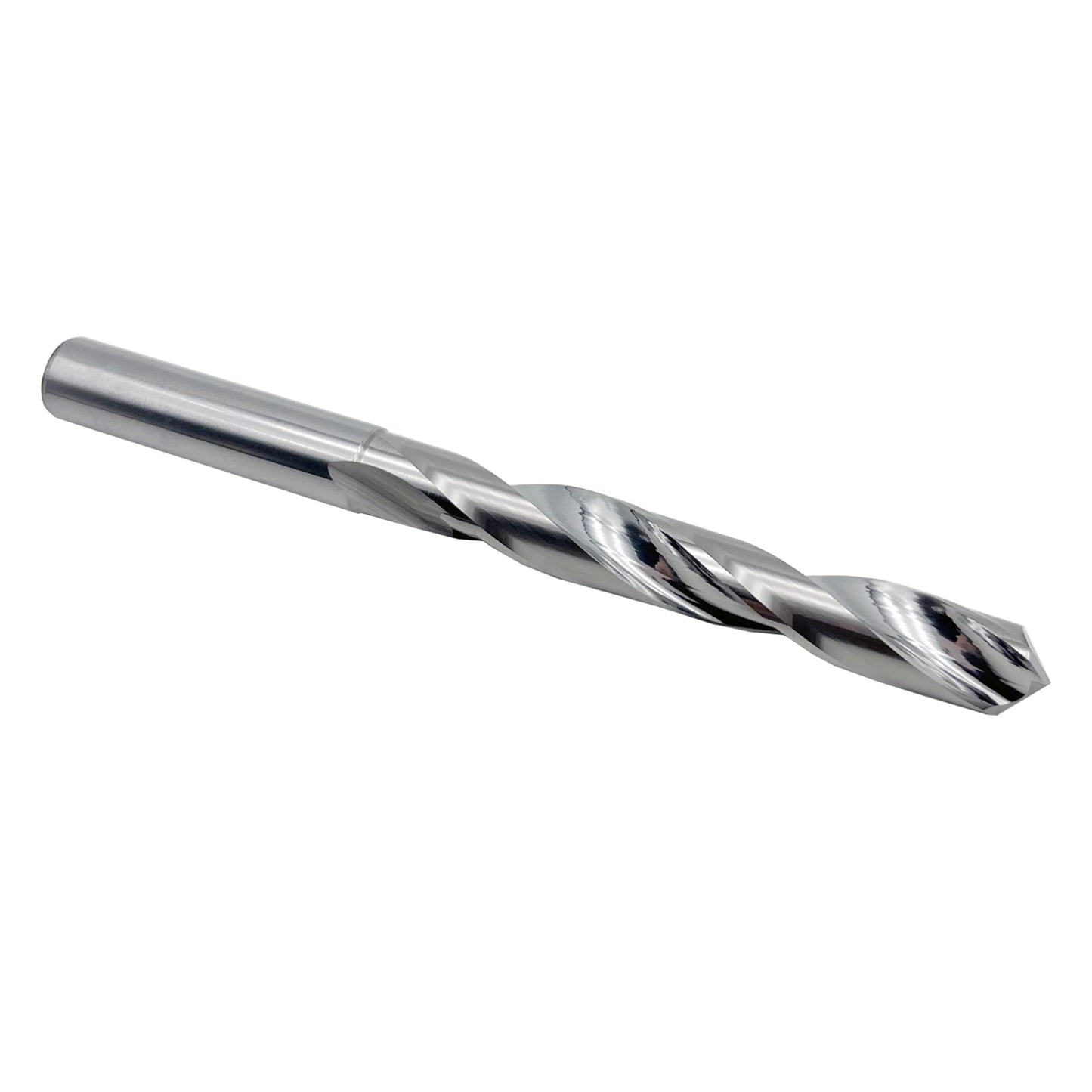 3/8" Solid Carbide Jobber Drill Bits with Straight Shank and 118° Point Angle, Made from Tungsten Carbide Material,1-Pieces