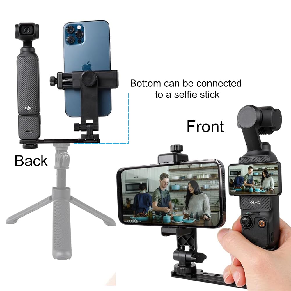 PellKing 21 in 1 Accessories Kit for OSMO Pocket 3,Including Hard Shell case,Magnetic Mount,Desktop Base Mount,Selfie Stick,Tripod,Chest Mount,Mobile Phone Holder,Screen Protector,Backpack Clip