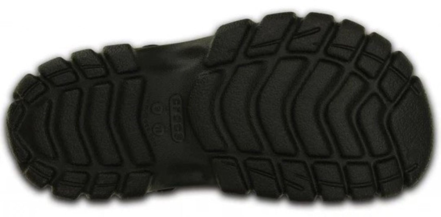Crocs Unisex-Adult Offroad Sport Clogs, Black/Graphite, 10 Men/12 Women