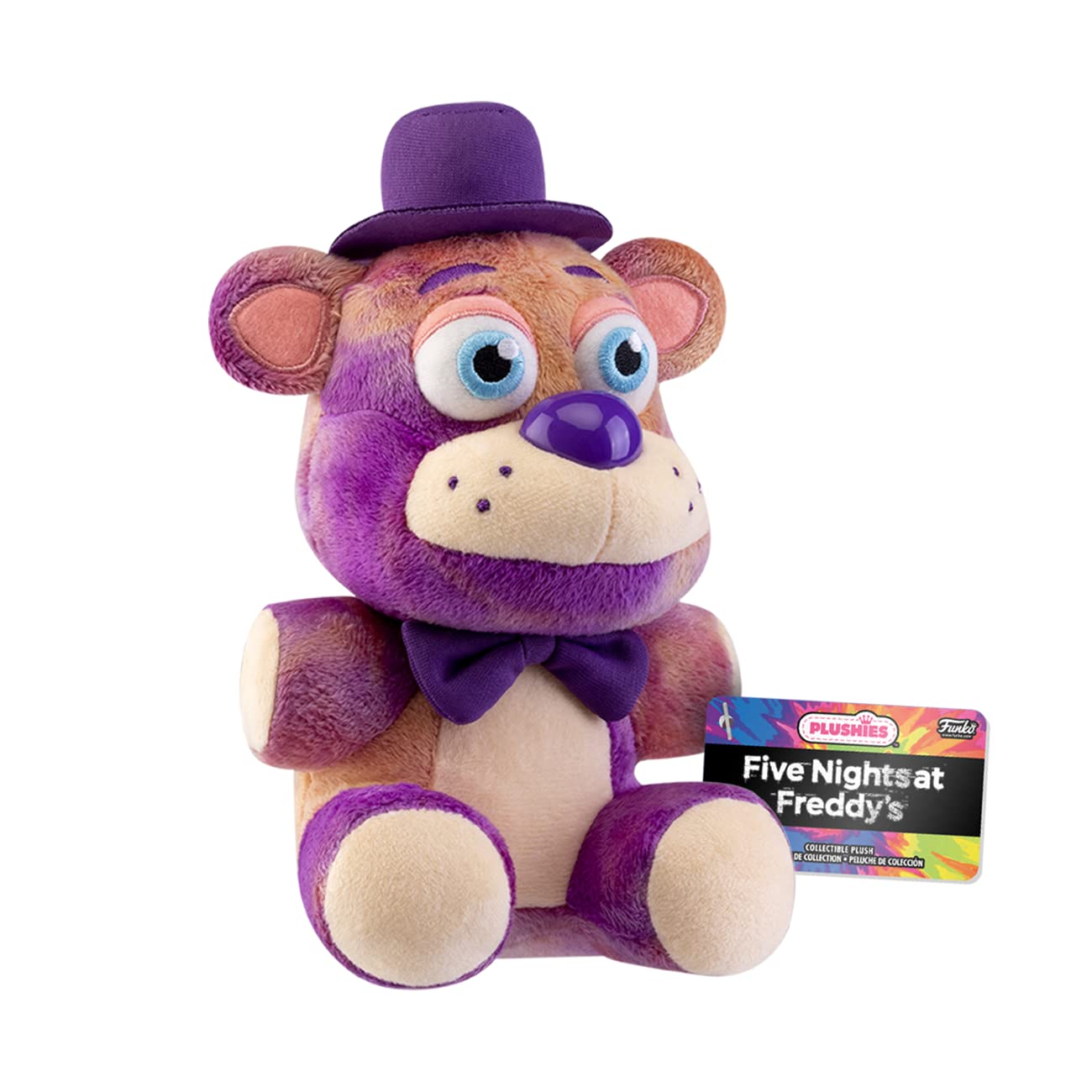 Funko Pop! Plush: Five Nights at Freddy's, Tie Dye- Freddy, Multicolor (64223)