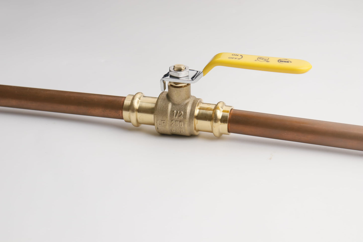 WHK 10 Pack 1/2" Press Propress Ball Valve Pro Press Ball Valve Fittings to Press into 1/2" Copper（Lead-Free,Pro Press Brass Ball Valve 1/2,10PCS)