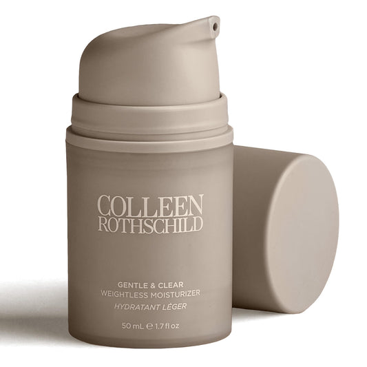 COLLEEN ROTHSCHILD Gentle & Clear Weightless Moisturizer | For Blemish-Prone, Sensitive & Reactive Skin | With Salicylic Acid & Niacinamide | Oil-Free | Fragrance-Free (1.7 fl oz)