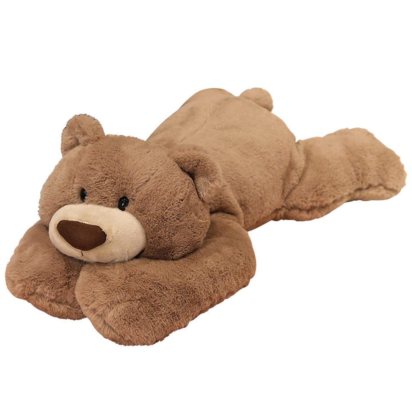 Weighted Stuffed Animals, Weighted Bear Stuffed Animal Toy Cute Black Bear Plush Pillow Weighted Plush Animals Toy, 11.8"