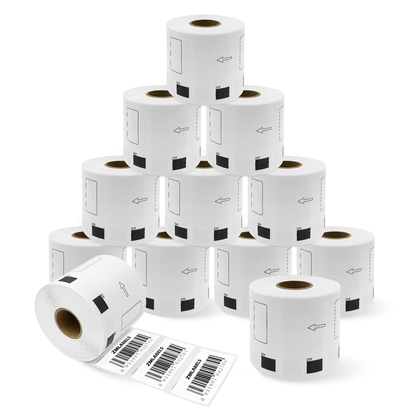 Compatible Address Labels Replacement 1209 x 12Rolls【2.4" x 1.1"】
