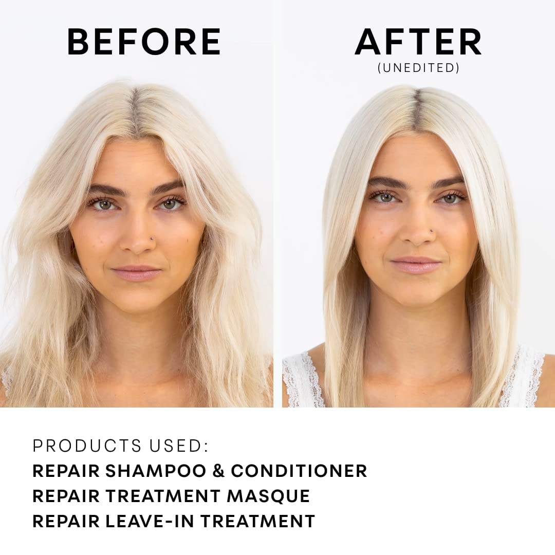 NATURELAB. TOKYO Perfect Repair Shampoo & Conditioner Duo: Replenish and Restore Damaged, Color Treated Hair and Strengthen New Hair I 11.5 FL OZ Each | $38 VALUE