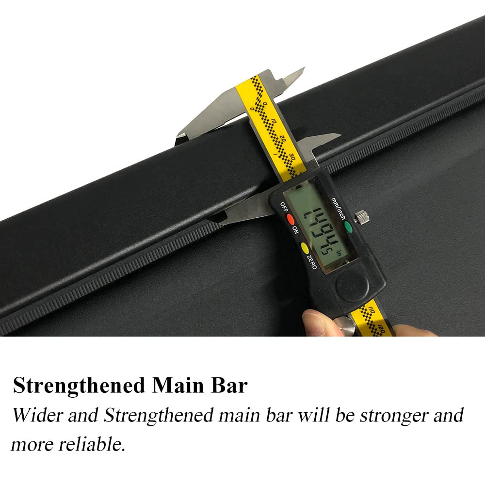 VESUL Retractable Cargo Cover Compatible with Toyota Highlander 2014 2015 2016 2017 2018 2019 Waterproof Security Shade Shield Tonneau Cover Luggage Privacy Screen with Extra Canvas Cover