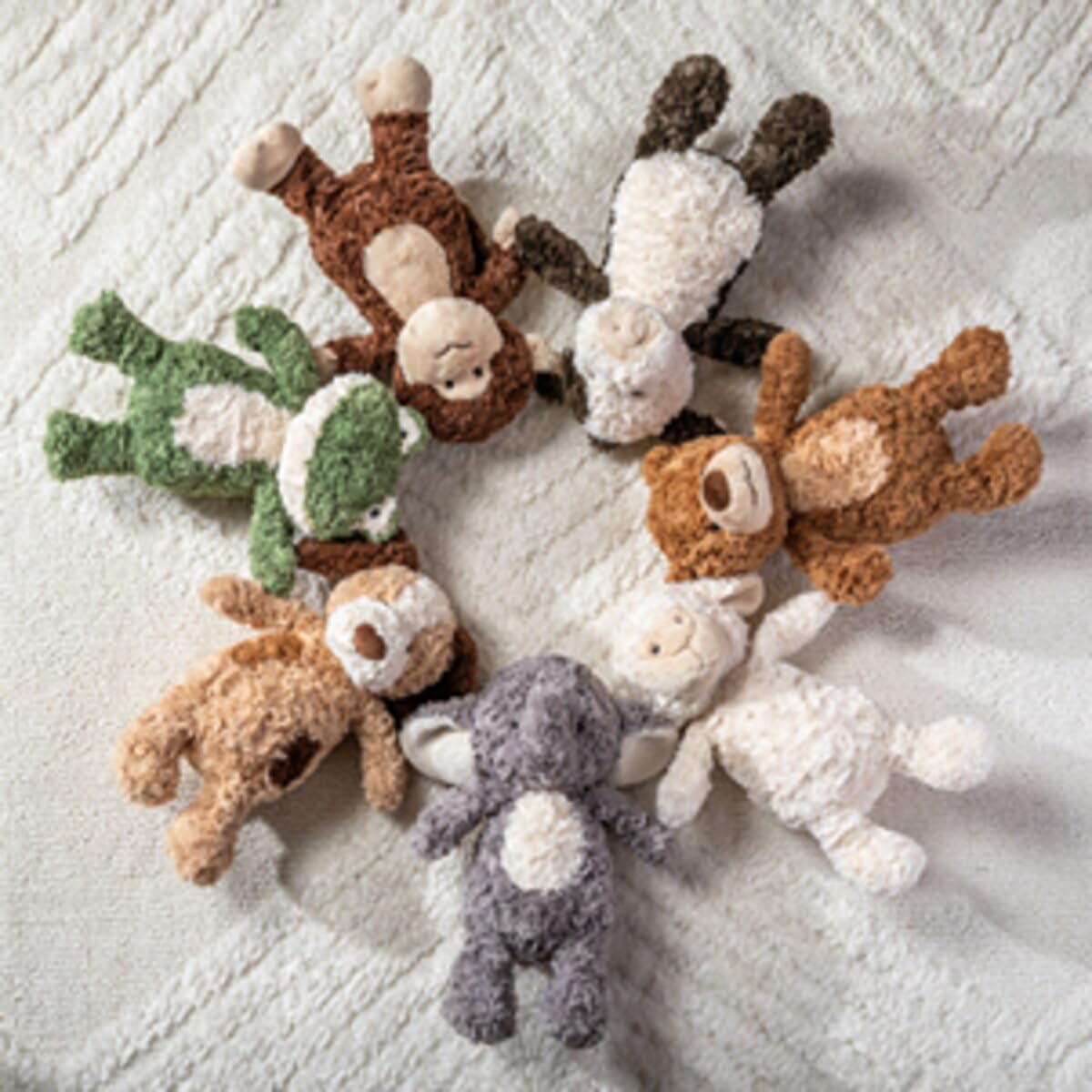 Mary Meyer - Recycled Again Friends Soft Plush Animal Toy Made from Recycled Materials - Monkey 12"