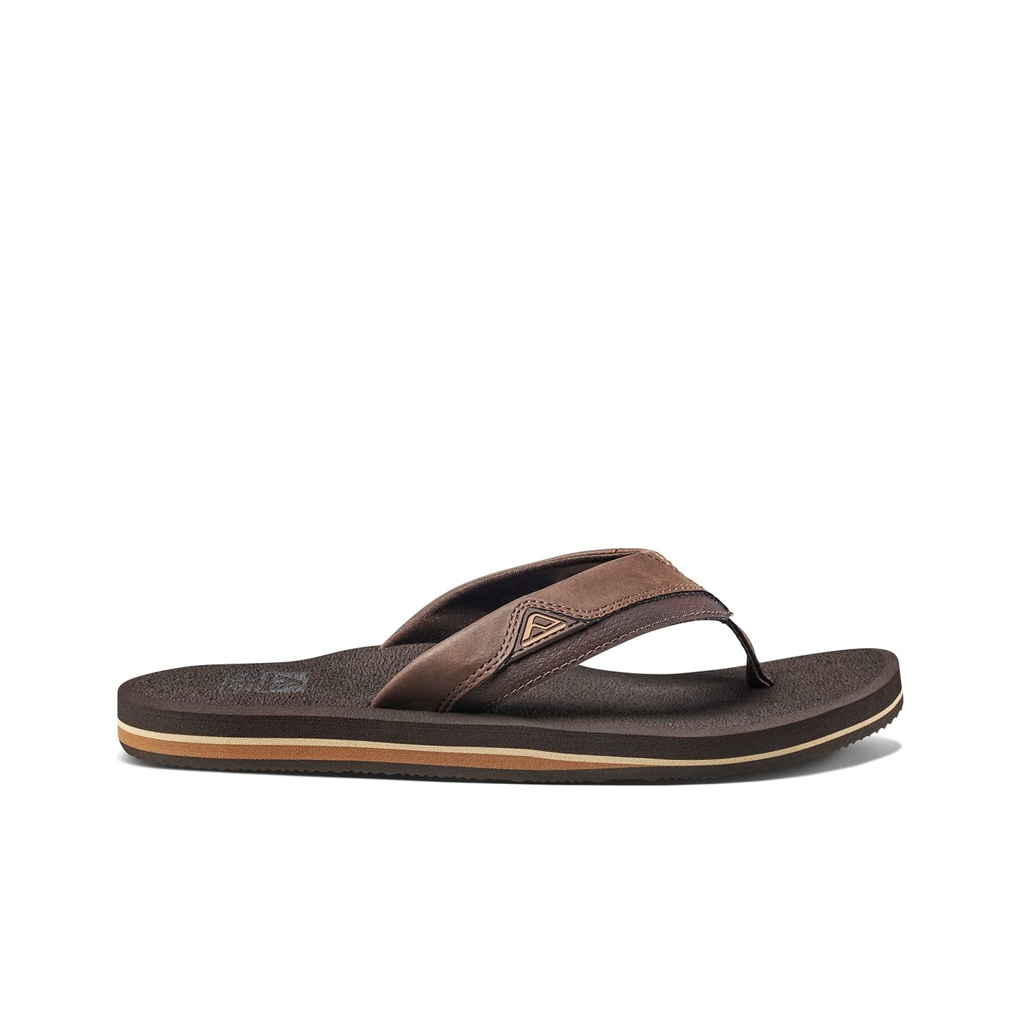 Reef Cushion Dawn Mens Flip Flop, Instant Comfort Ultra Soft Footbed, Brown, 11