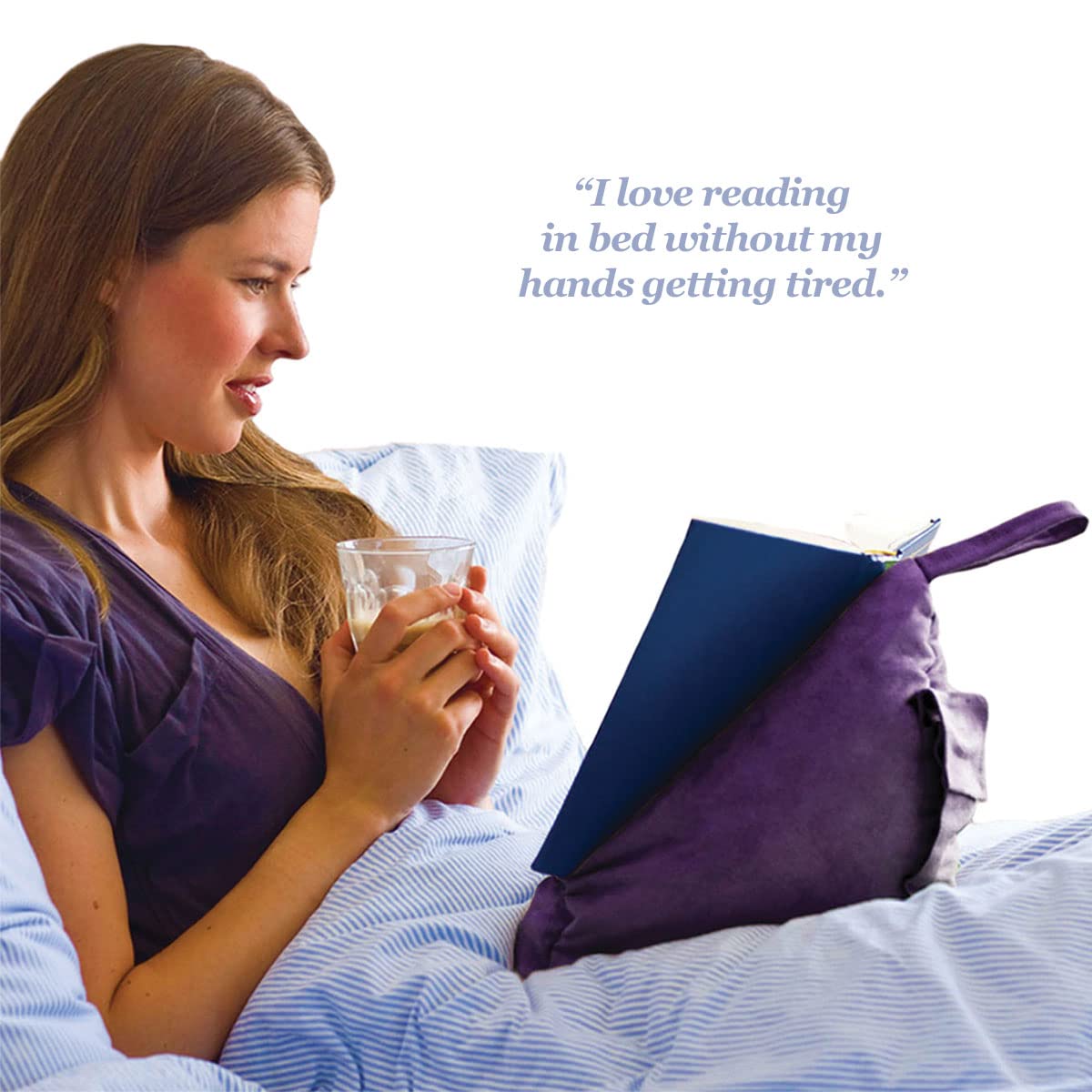 The Book Seat - Charcoal Grey - The Most Comfortable Way to Read, Hands Free!