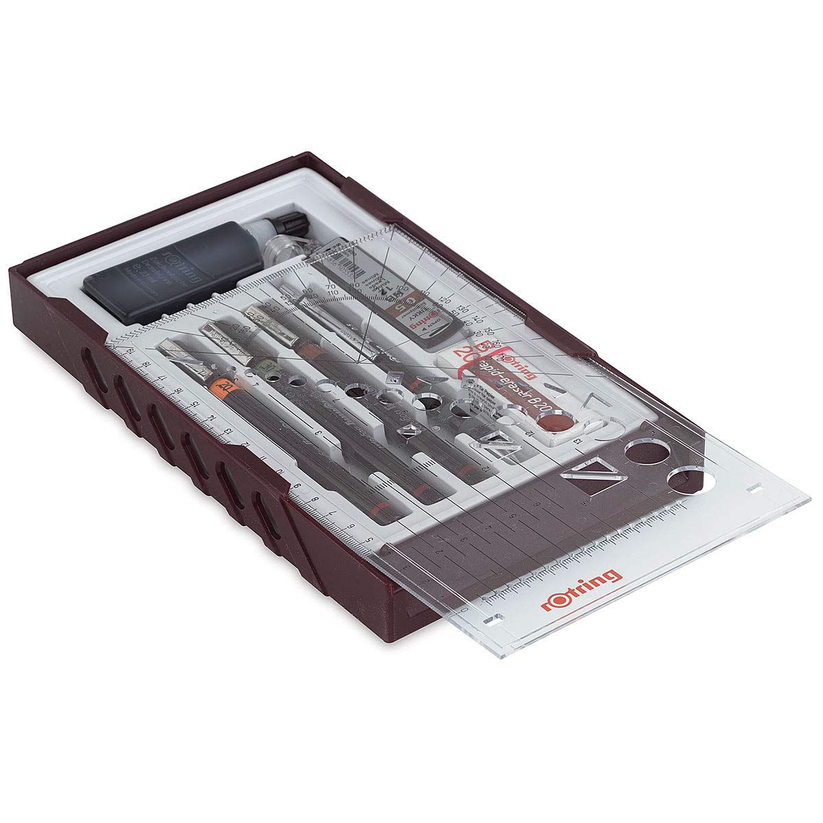 ROtring Isograph Technical Drawing Pen Set, 3-Pen College Set (0.2–0.5-mm)