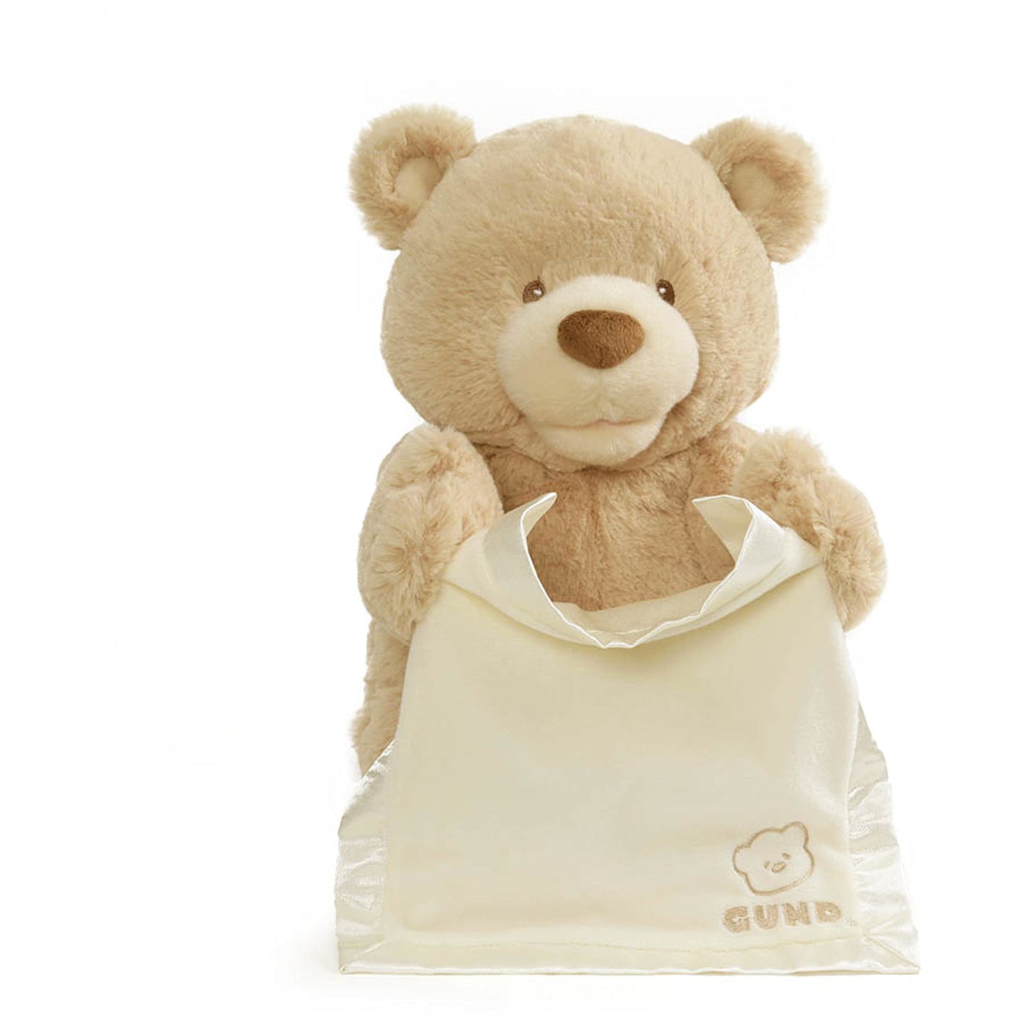 GUND Peek-A-Boo Teddy Bear Plush, Animated Stuffed Animal for Babies and Newborns, 11.5"