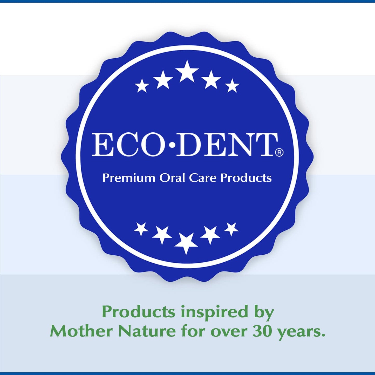 Eco-Dent Alcohol-Free Mouthwash, Mint - Ultimate Essential MouthCare, Oral Care Mouth Wash for Adults, Baking Soda Mouth Rinse with CoQ10/Herbs/Essential Oils, 8 Fl Oz (Pack of 6)