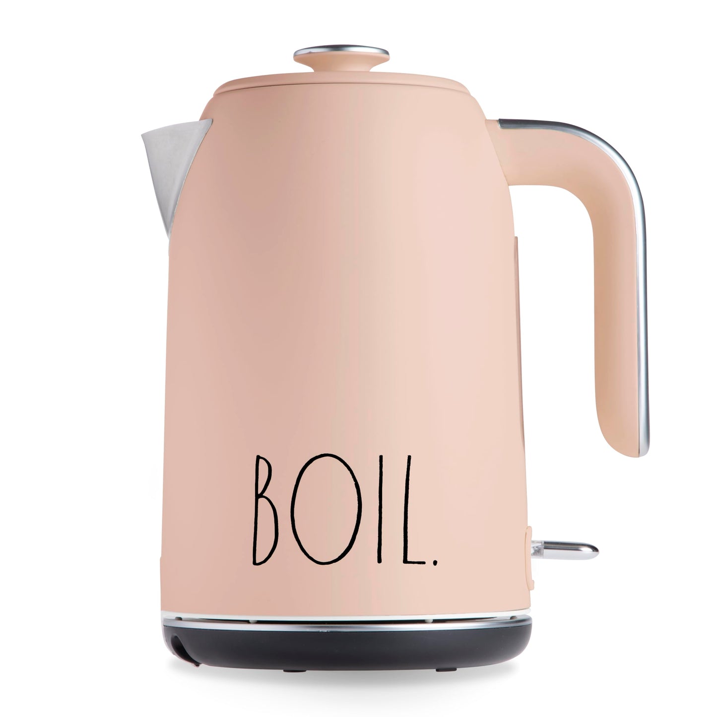 Rae Dunn Electric Hot Water Kettle - Stainless Steel Coffee Maker, Tea Kettle, Swivel Base, With Automatic Shut Off Boil-Dry Protection, Easy Pour Pitcher, 1500 Watt Boiling Power, 1.7 Liters, Blush