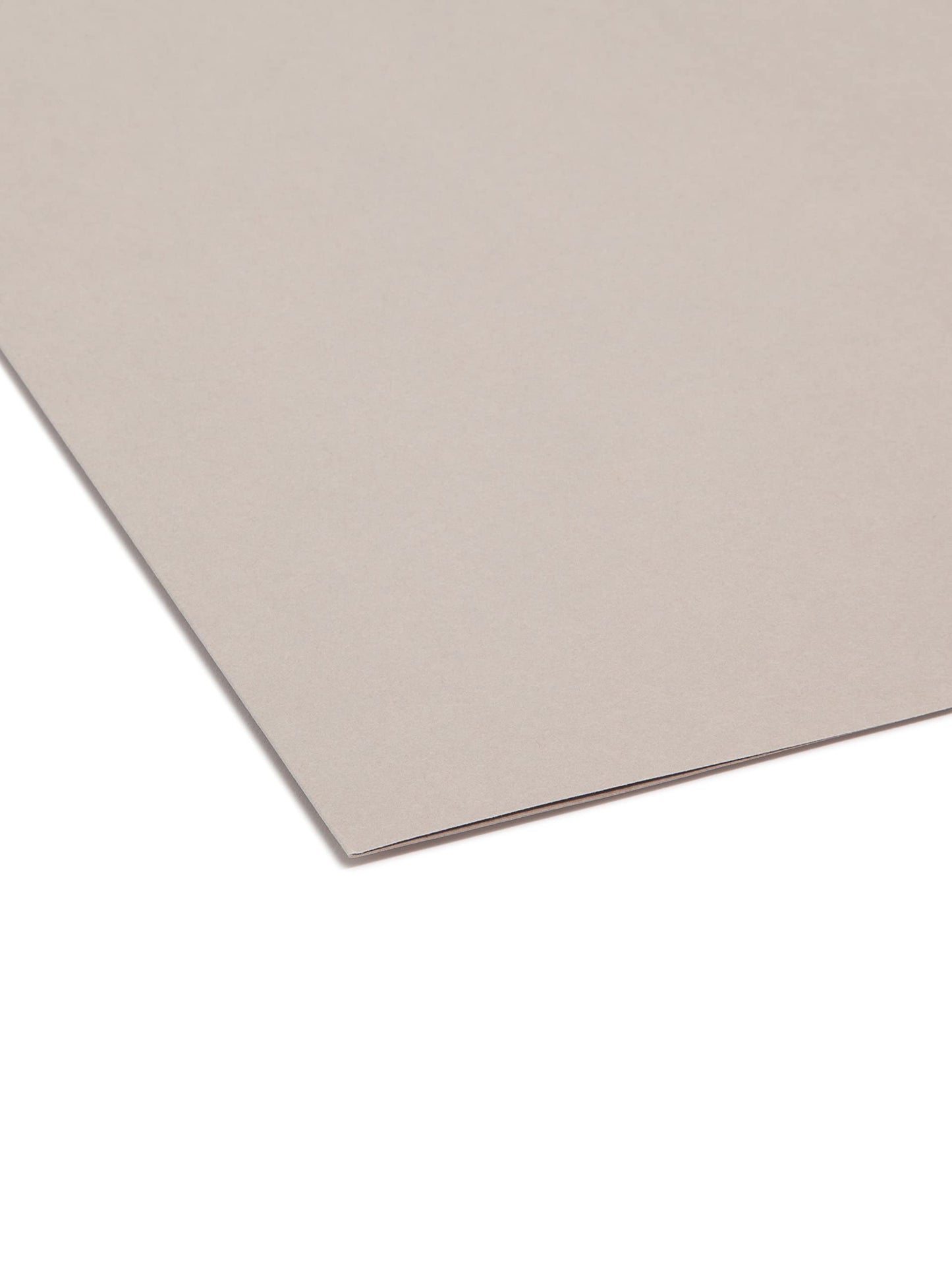 Smead TUFF® Heavy Duty Hanging File Folder with Easy Slide Tab,1/3-Cut Sliding Tab, 7 Times Stronger Than Standard Hanging Folders, Legal Size, Steel Gray, 18 per Box (64093)