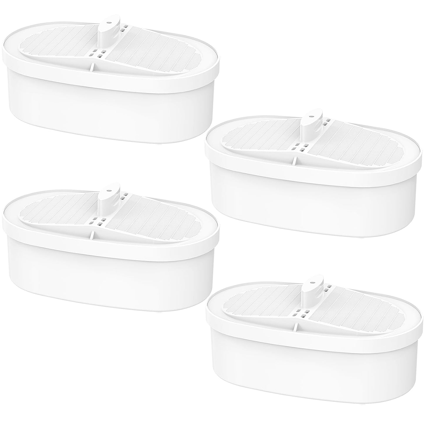 4 Pack Waterdrop® Replacement Filter WD-PF-01A Plus,Reduces PFOA/PFOS, Chlorine, Compatible with Waterdrop® Pitchers Replacement Filter，Lasts 3 Months or 200 Gallons, Premium Water Filtration