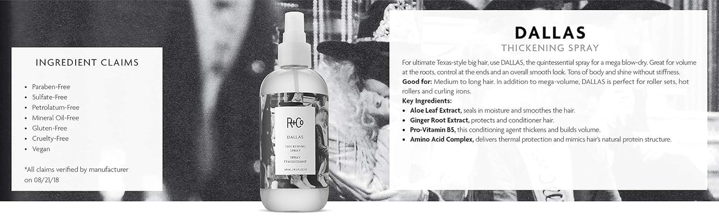 R+Co DALLAS Thickening Spray 251 ml / 8.5 oz
