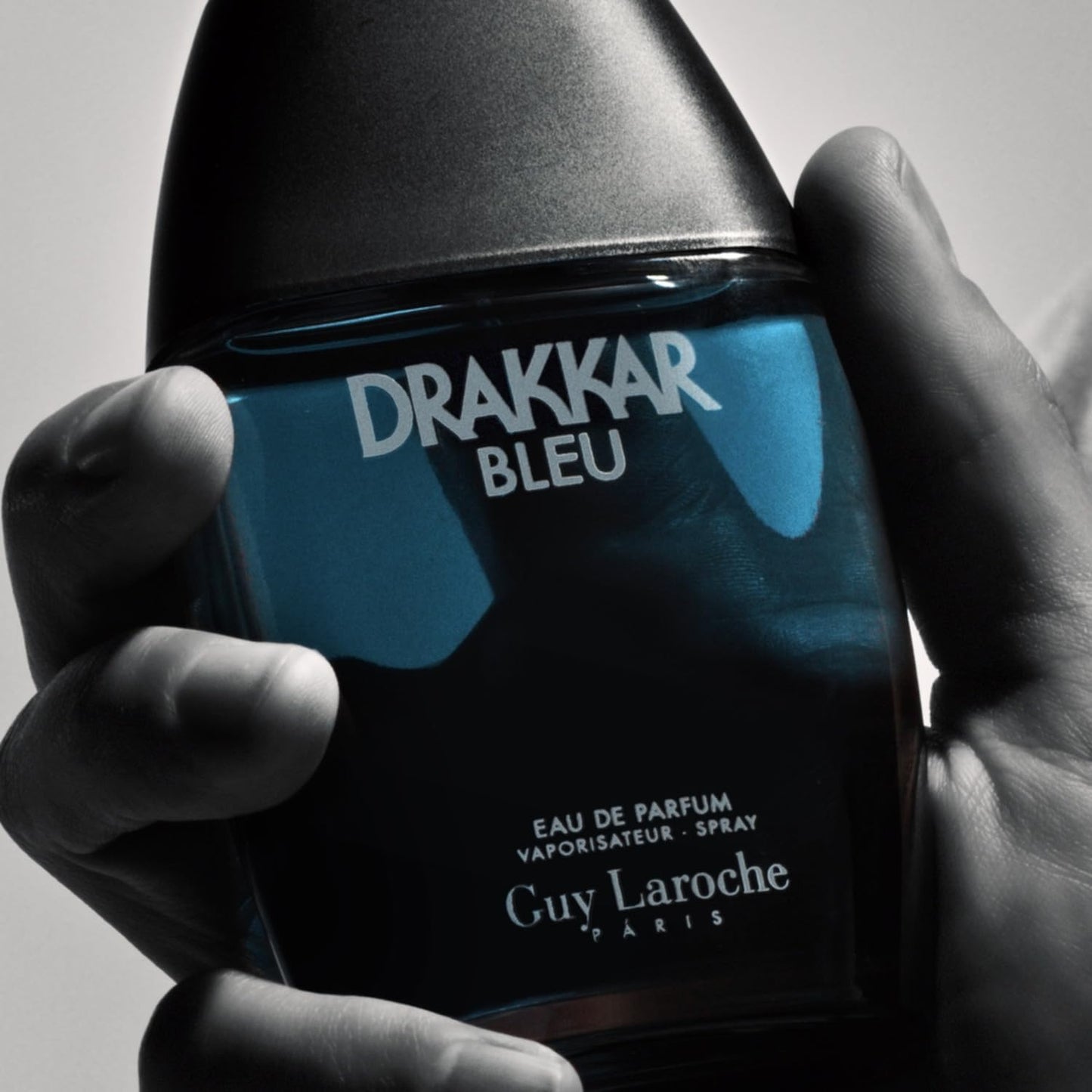 Guy Laroche Drakkar Bleu - Iconic Designer Fragrance - Powerful, Acquatic & Fresh Eau de Parfum - Aromatic Fougère - Long Lasting Mens Cologne - Day and Evening Scent 3.4 Fl Oz