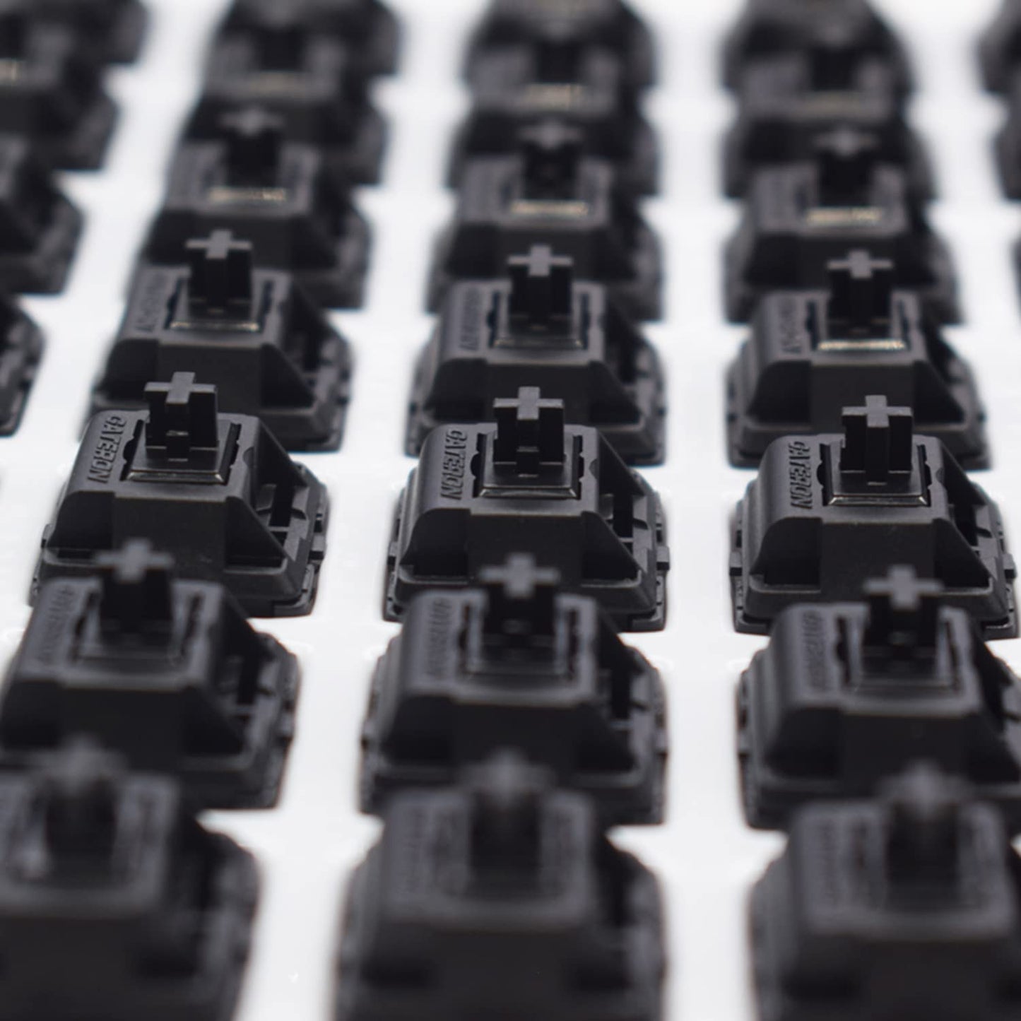 Gateron Oil King V2 Pre Lubed 5pin Linear Switches for Mechanical Keyboard (108 PCS, Oil King)