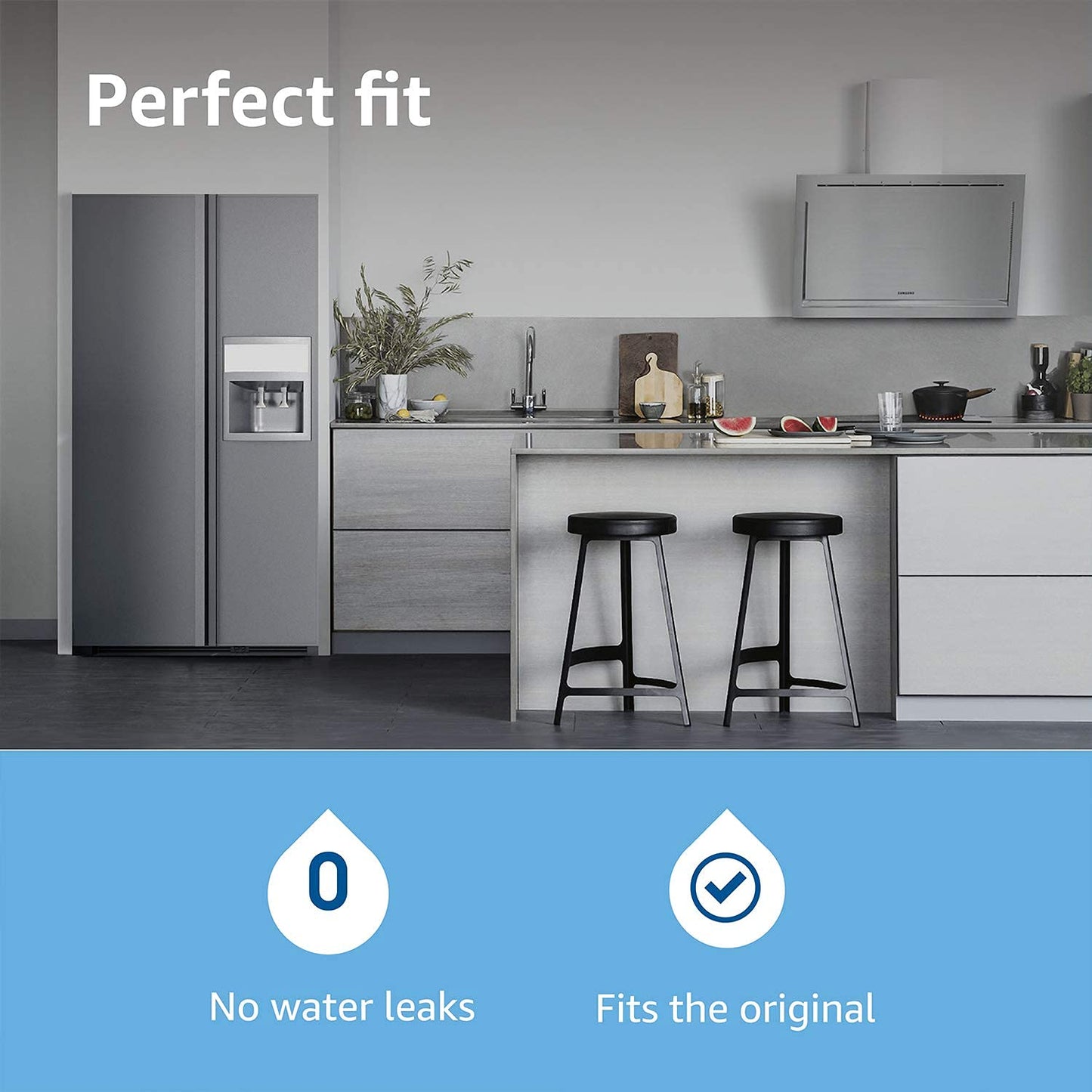 Waterdrop RC 1 EZ-Change, WFQTC30001, WFQTC70001 Basic Water Filtration Replacement, Replacement for Culligan® IC-EZ-1, US-EZ-1, RV-EZ-1, Brita® USF-201, USF-202, DuPont®, 3K Gallons (Pack of 2)