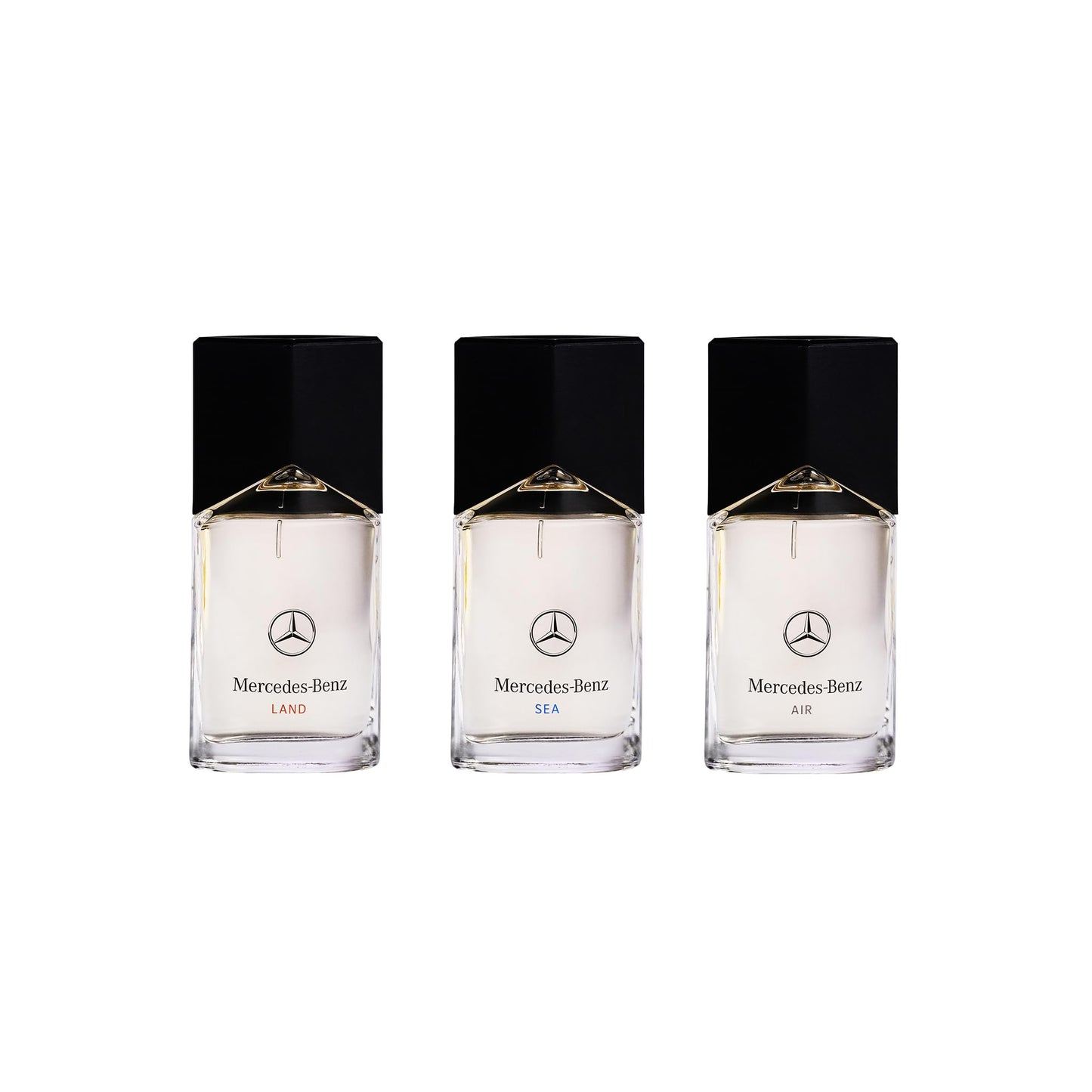 Mercedes-Benz Land Sea Air - Mens Cologne Set - Eau de Parfum for Men - Long Lasting Cologne for Men - Men's Fragrances - Perfume for Men - 3 Pc