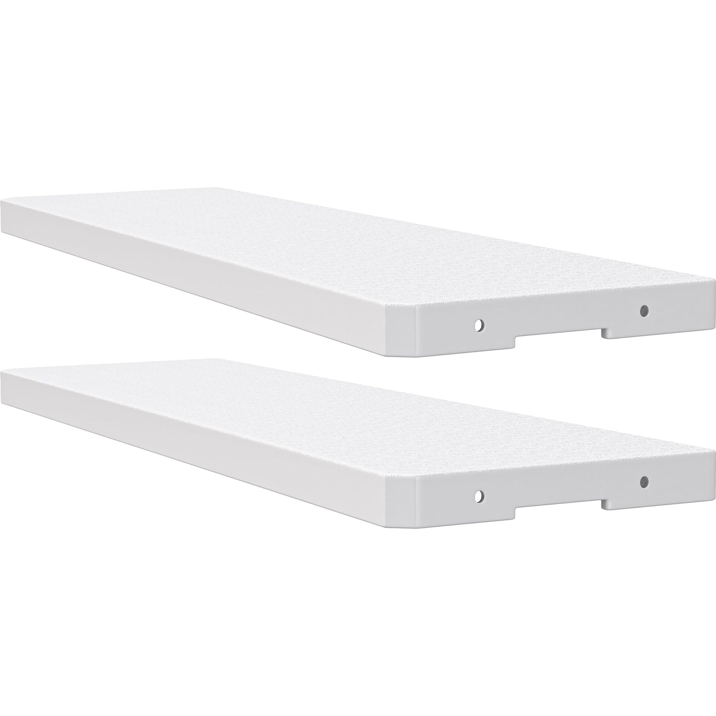 YITAHOME Resin Storage Shed Shelves for 35 Cuft Horizontal Storage Sheds, 47 in x 12.6 in Waterproof Rack with 8 Screws for 4x2.5 Ft Horizontal Garden Storage Accessories, Easy Assembly, 2PCS, Gray